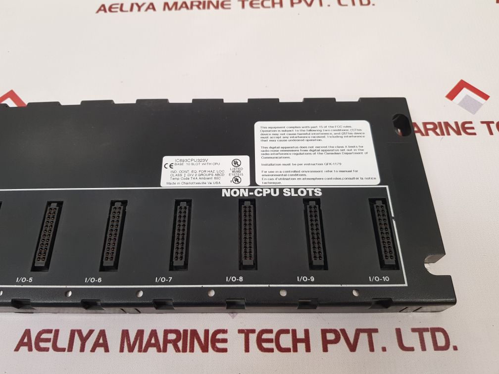 Ge fanuc ic693cpu323v base 10-slot with cpu programmable controller