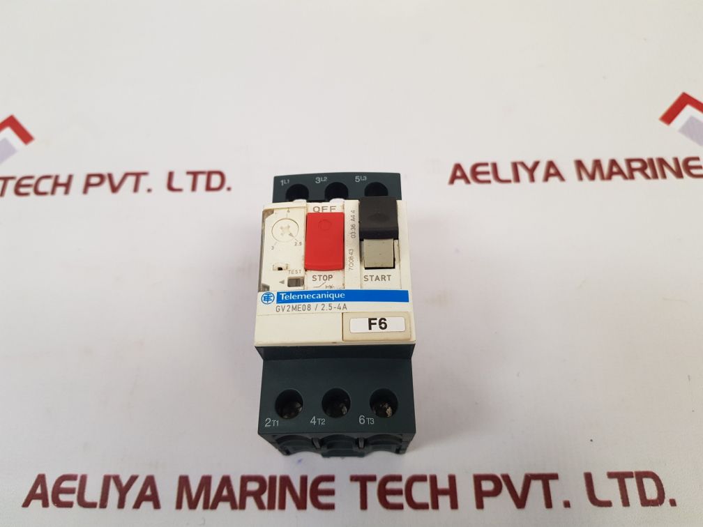 Telemecanique/Schneider Electric Gv2Me08/2.5-4A Motor Circuit Breaker