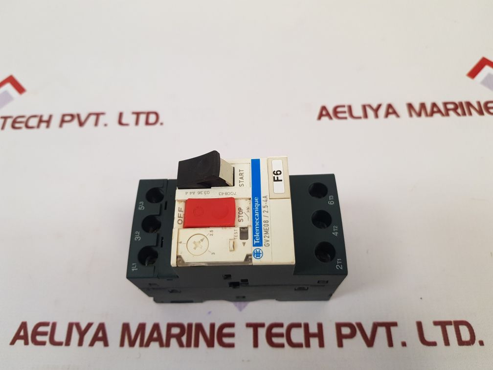Telemecanique/Schneider Electric Gv2Me08/2.5-4A Motor Circuit Breaker