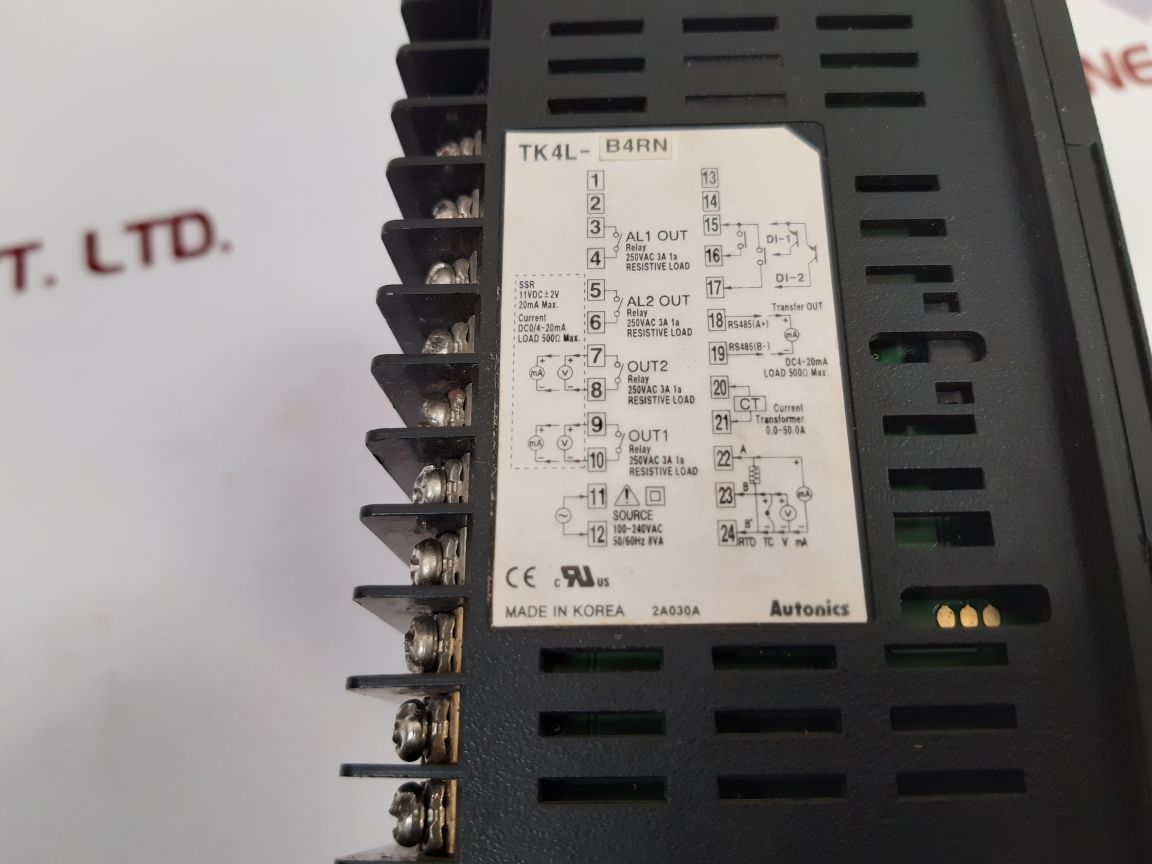 Autonics Tk4L-b4Rn Temperature Control