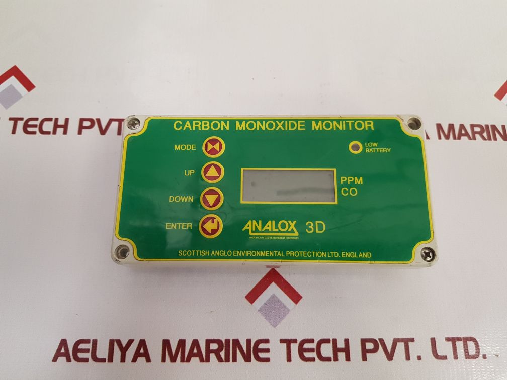 Analox 3D Carbon Monoxide Monitor