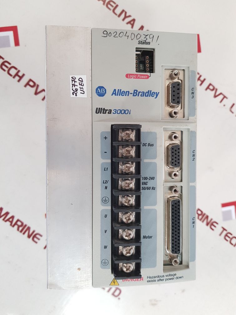 Allen-bradley ultra 3000i servo drive 2098-dsd-020x ser b