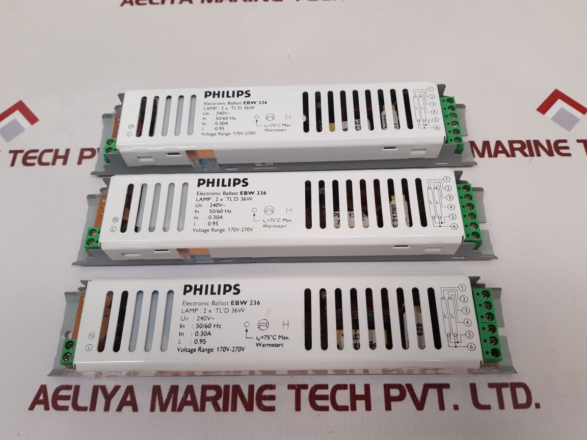 Philips Ebw 236 Electronic Ballast Ebw 236