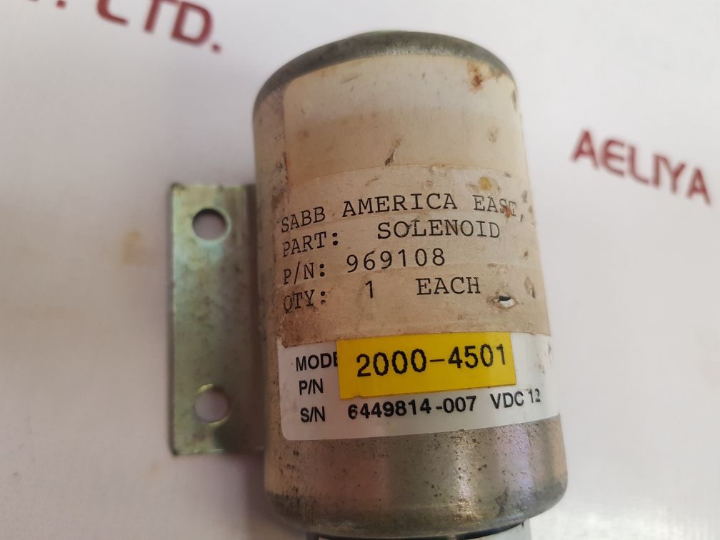 Woodward 2000-4501 Solenoid Valve