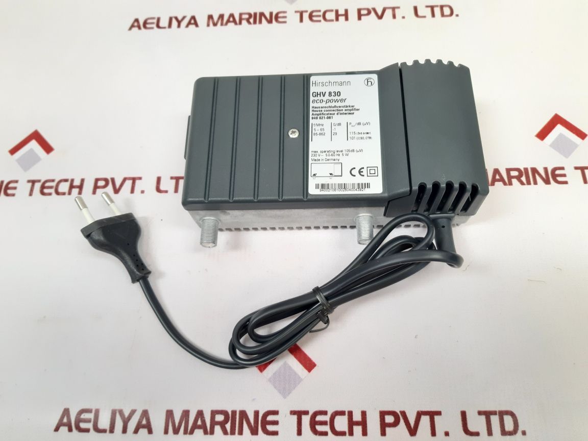 Hirschmann Ghv 830 Eco-power House Connection Amplifier
