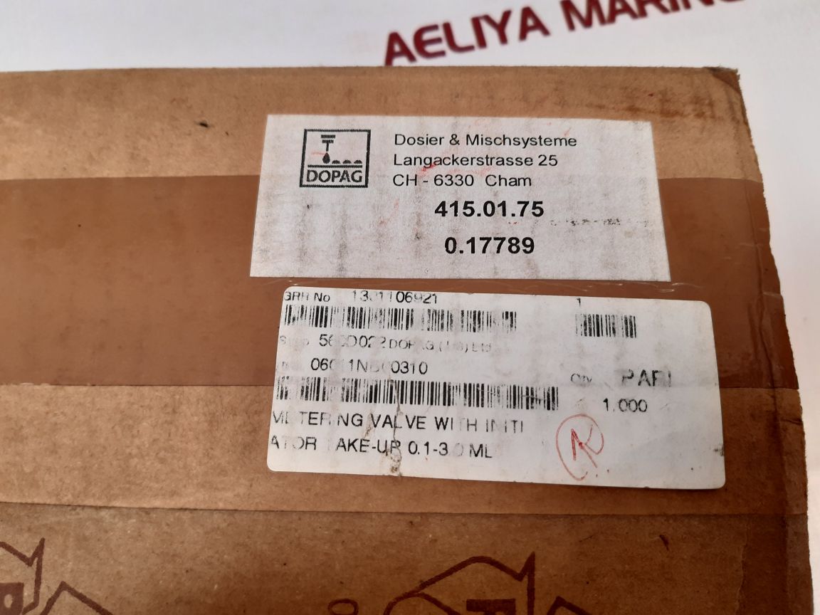 Dopag 415.01.50 F Valve New