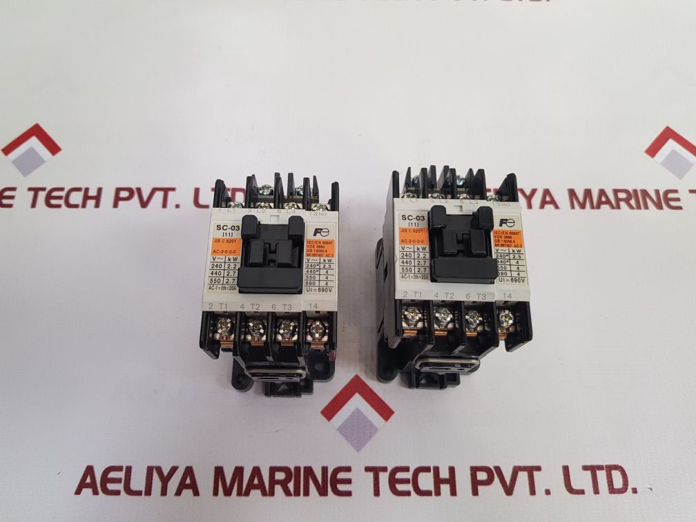 Fuji Electric Sc11Aa Magnetic Contactor Sc-03