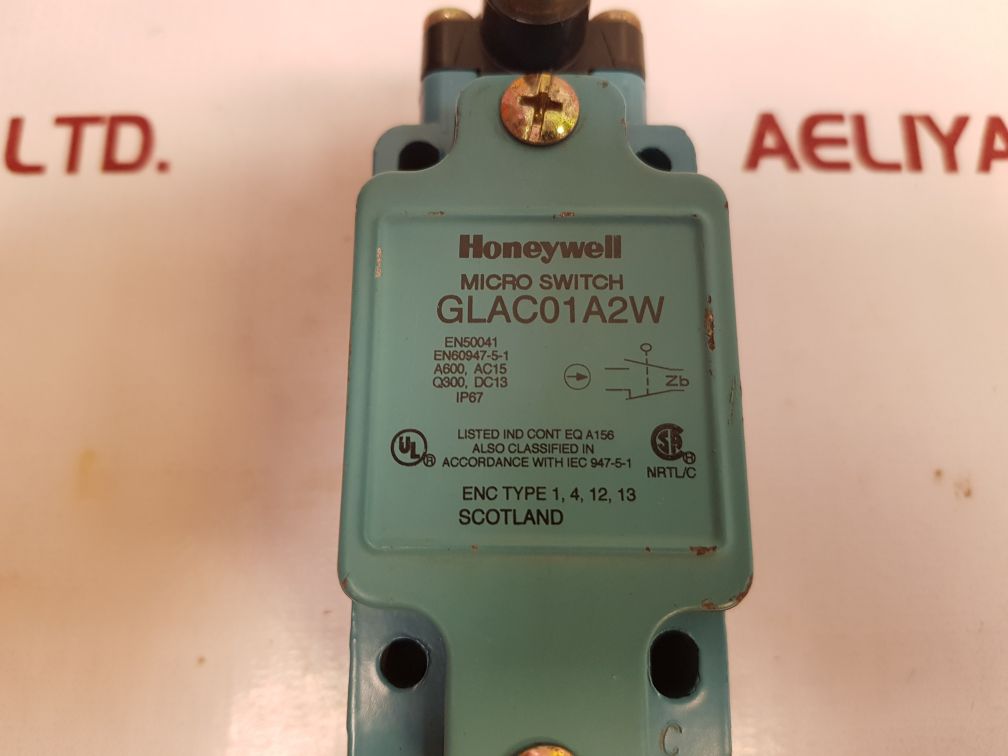 Honeywell Glac01A2W Limit Switch Used