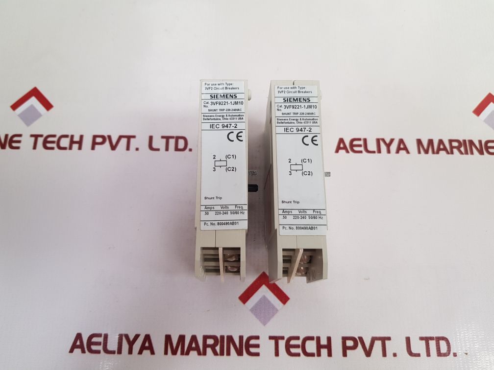 Siemens 3Vf9221-1Jm10 Shunt Trip