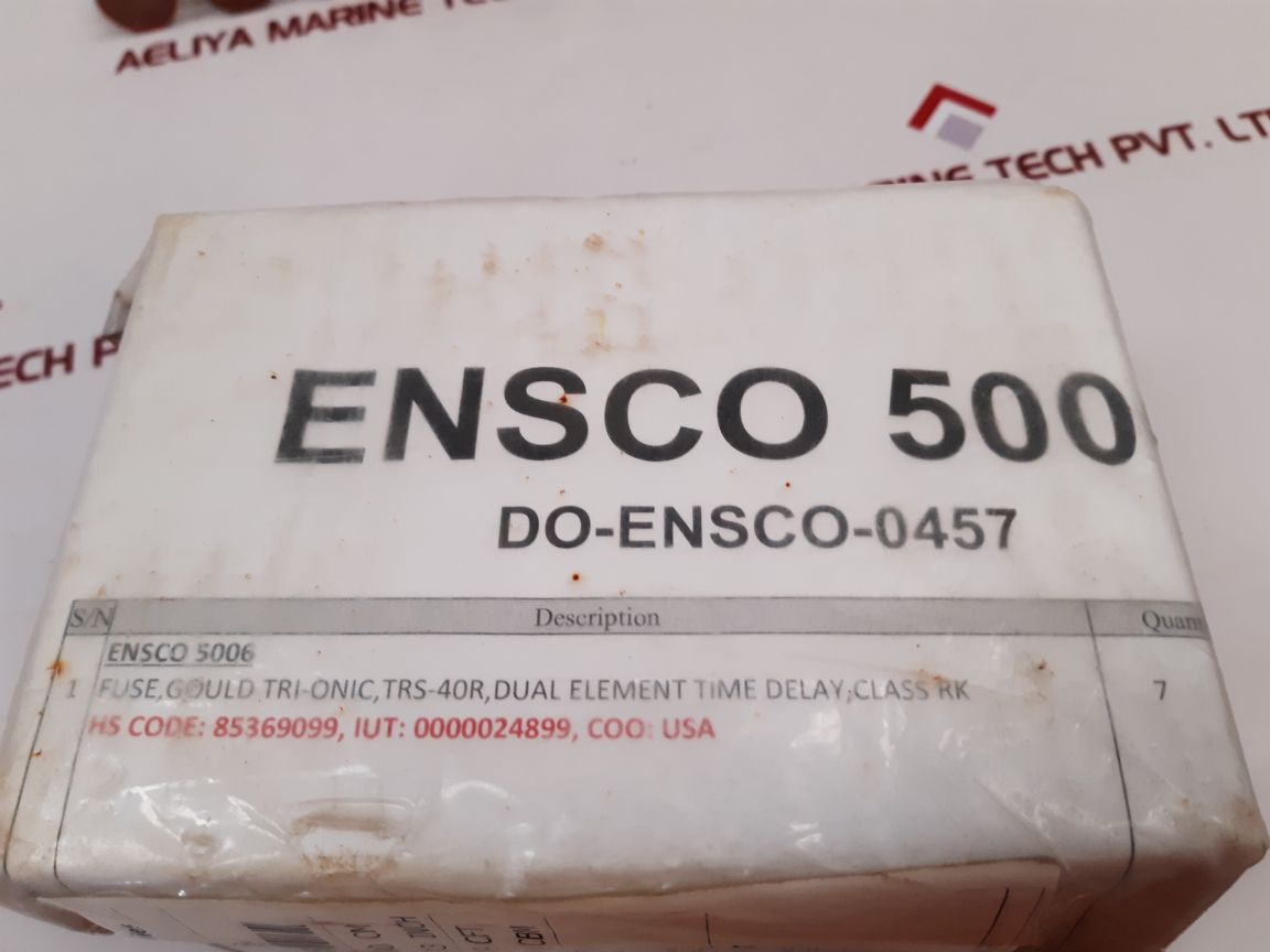 Set Of 7X Gould Shawmut Trs40R Fuse 40 Amp