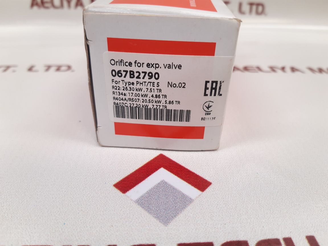 Danfoss 067B2790 Orifice For Exp. Valve