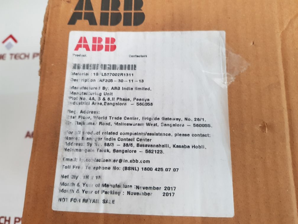 Abb Af305-30-11-13 Contactor