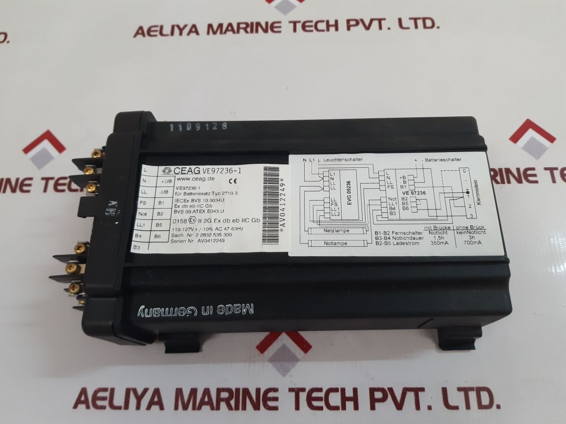 Ceag Cooper Ve97236-1 Emergency Inverter