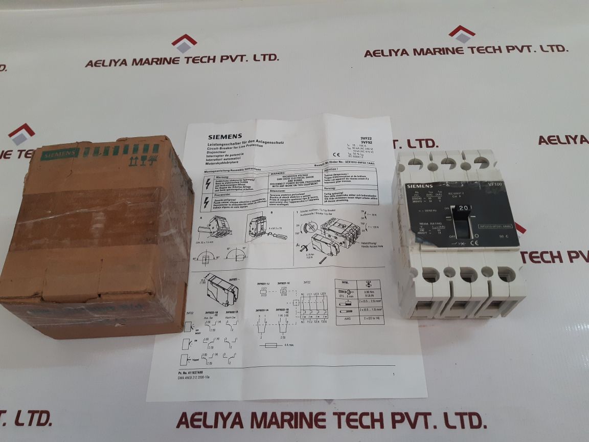Siemens 3Vf2213-0Fd41-0Aa0 Circuit-breaker