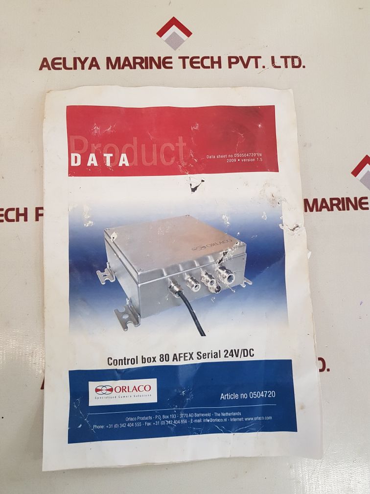 Orlaco 0504720 control box 80 afex