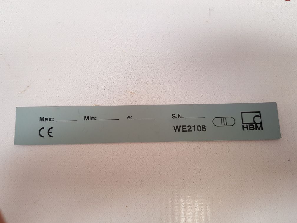 Hbm We2108 Electronic Weighing Indicator
