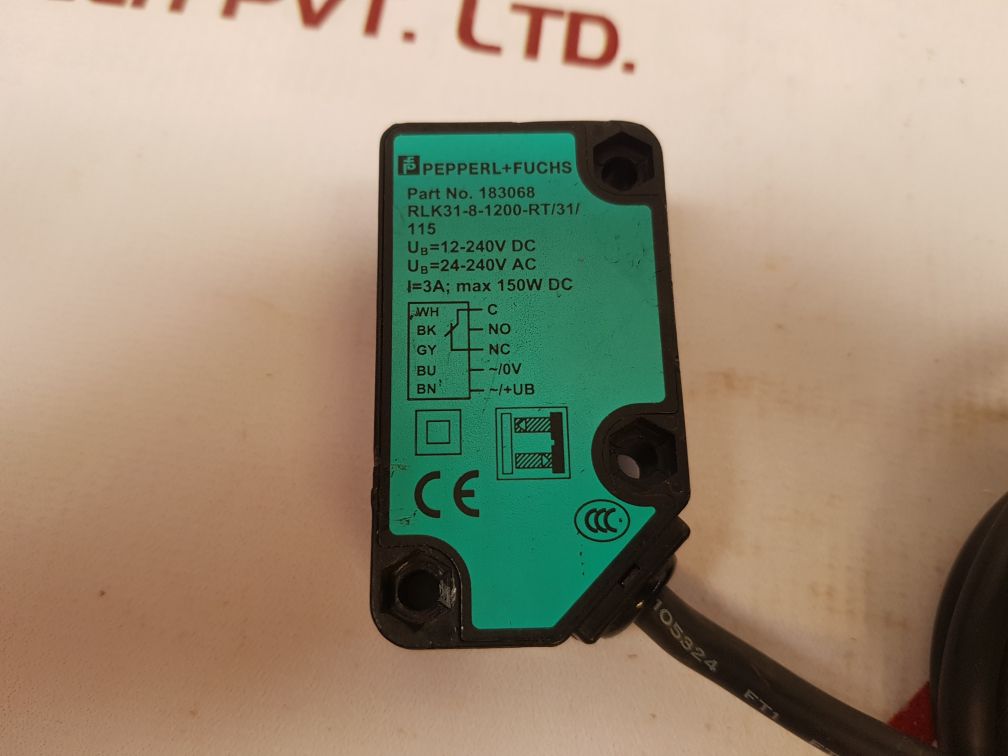 Pepperl+Fuchs 183068 Proximity Sensor Rlk31-8-1200-rt/31/115