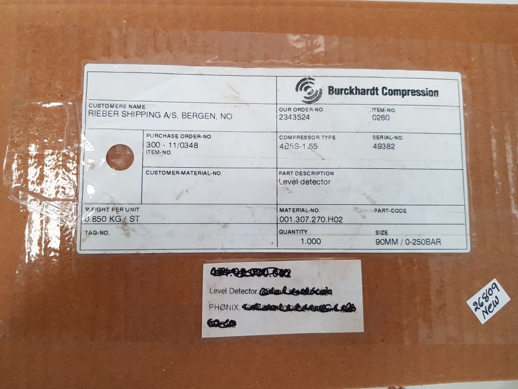 Phonix 720.06xx level detector 720.211300009.0680