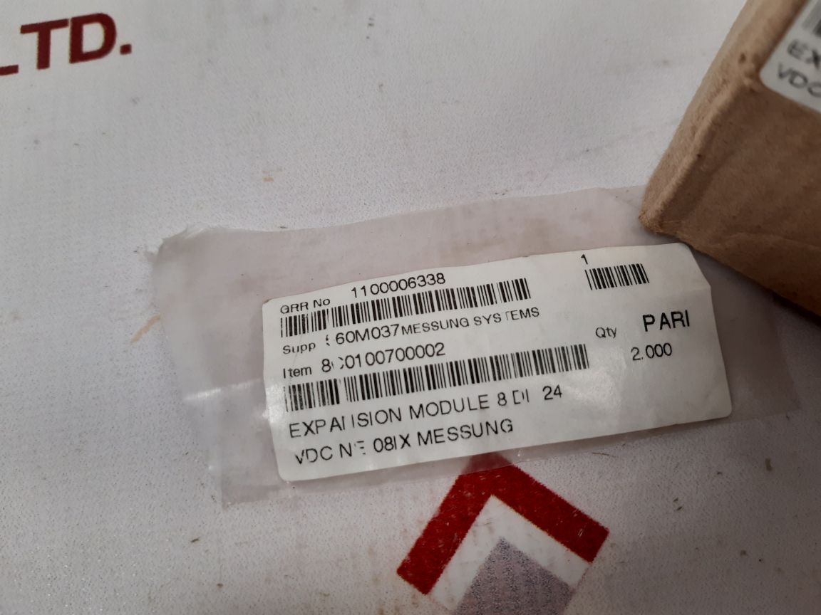 Messung Systems Ne08Ix Programmable Controller