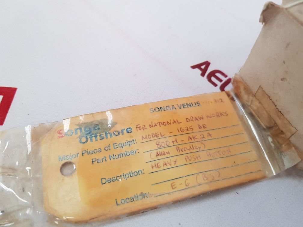 Allen-bradley 800H-ak2 Push Button Switch