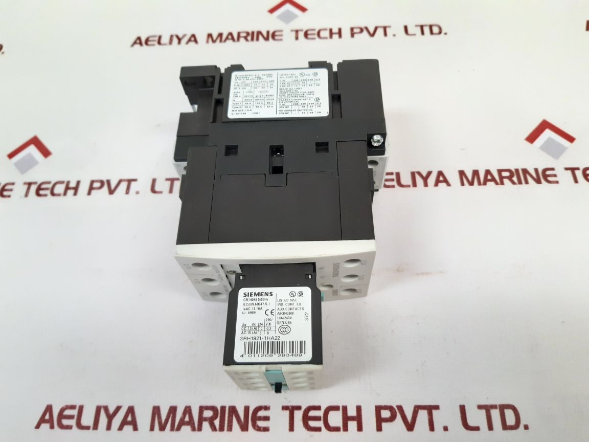 Siemens 3Rt1036-1An24 Contactor 3Rh1921-1Ha22