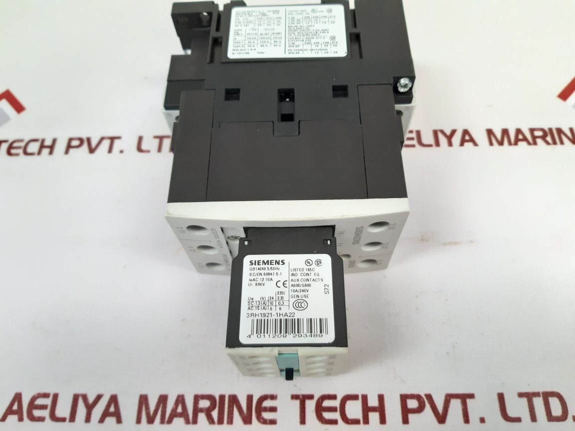 Siemens 3Rt1036-1An24 Contactor 3Rh1921-1Ha22
