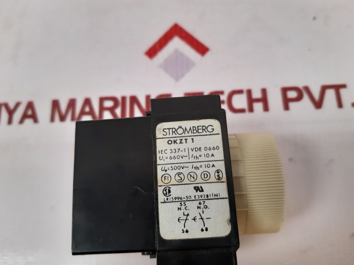 Stromberg Okzt 1 Time Delay Relay