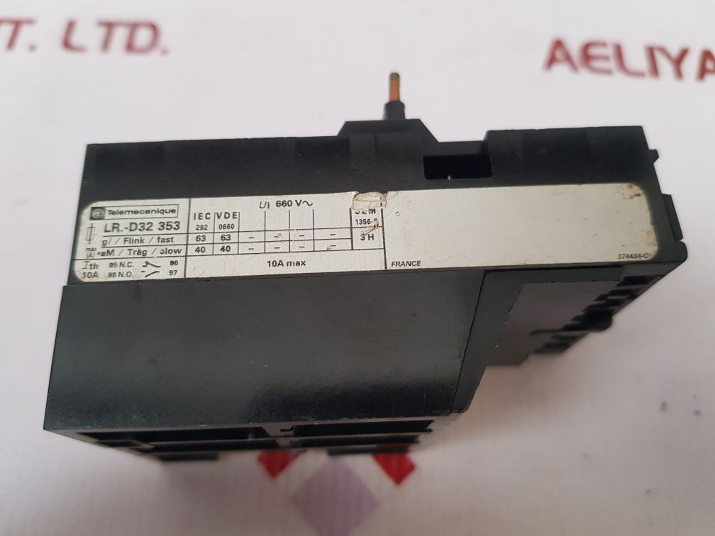 Telemecanique Lr1-d32353 Overload Relay