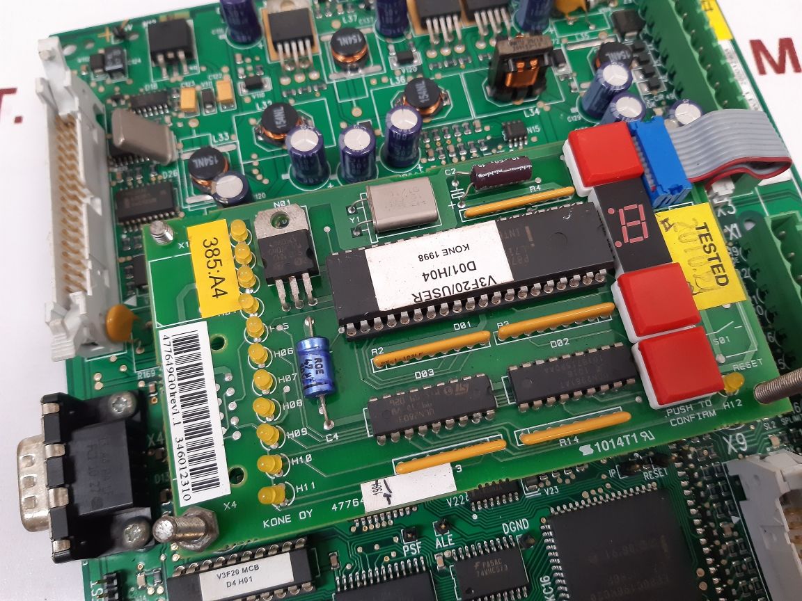 Kone V3F20 Mcb Pcb Card 729618H01 Used