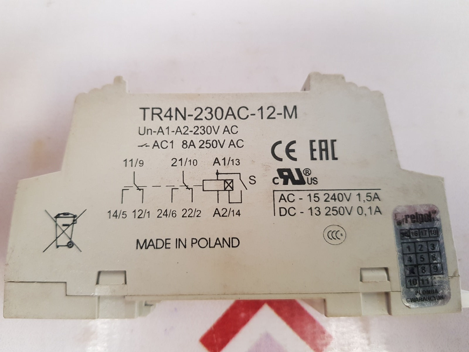 Relpol Tr4N-230Ac-12-m Timer