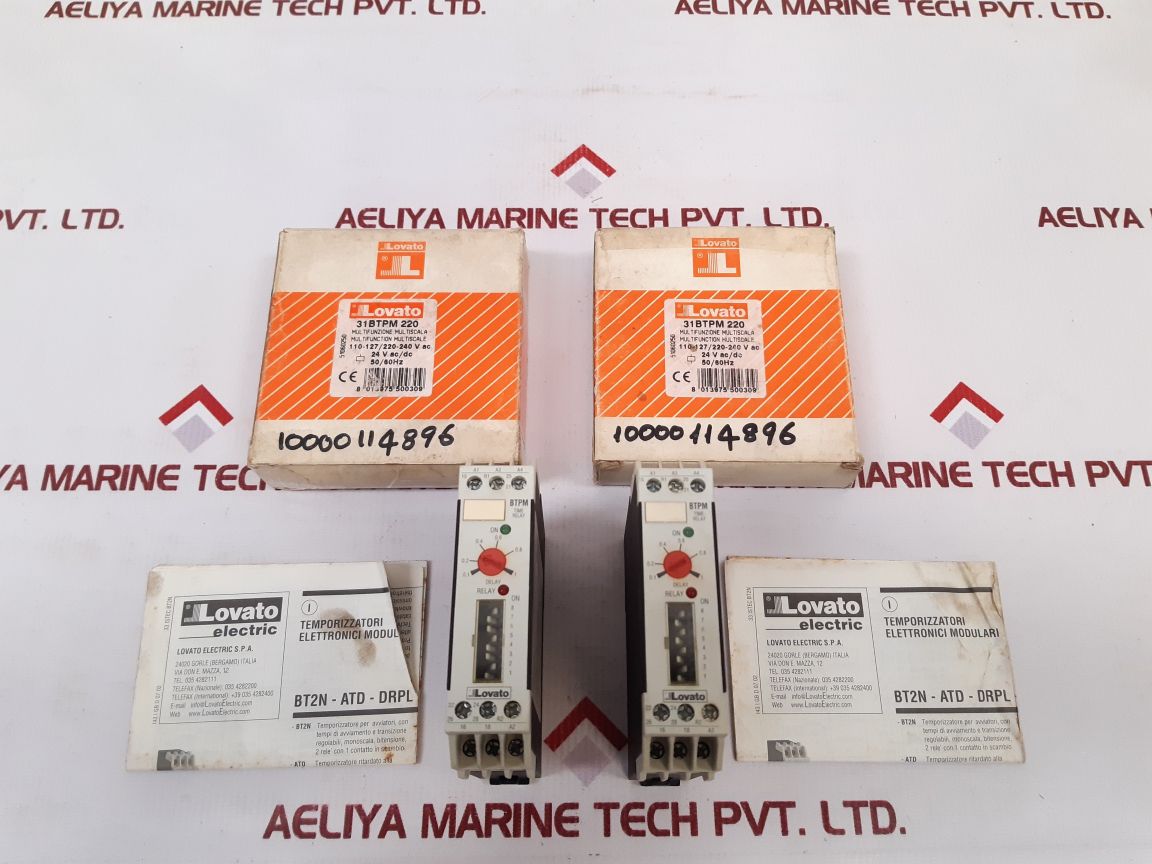 Lovato btpm 220 timer relay