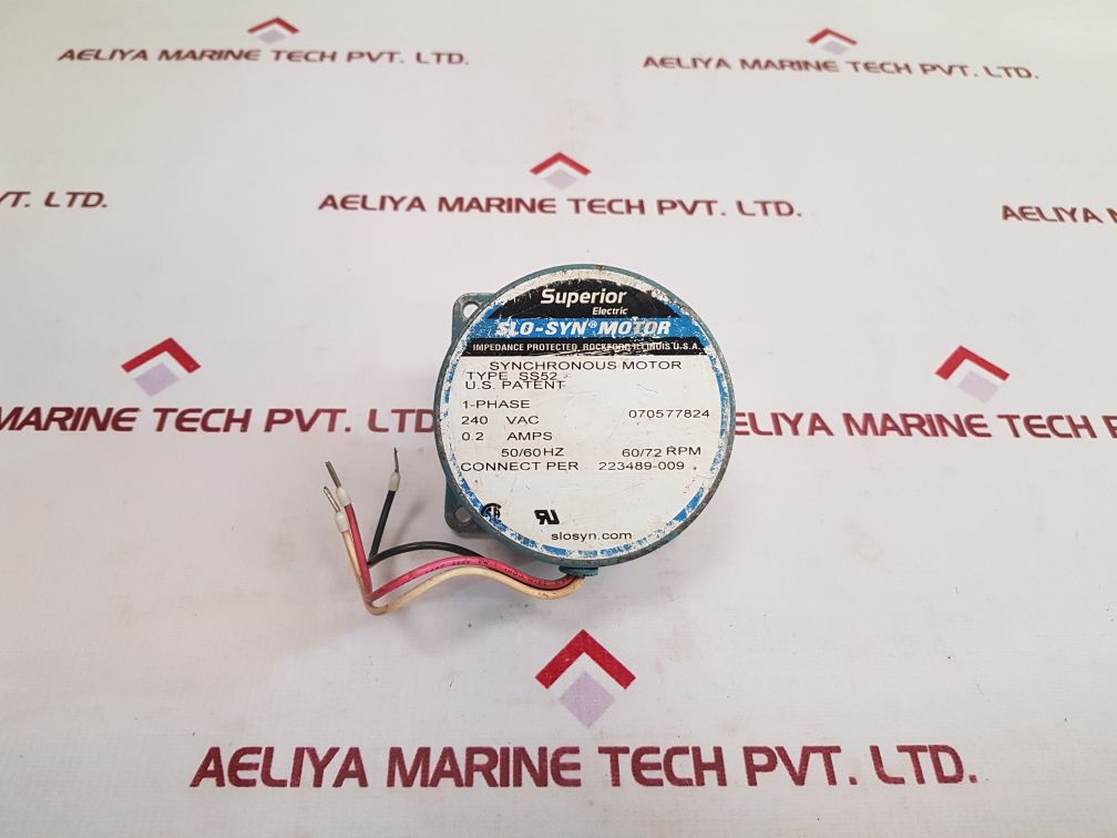 Superior Electric Ss52 Synchronous Motor