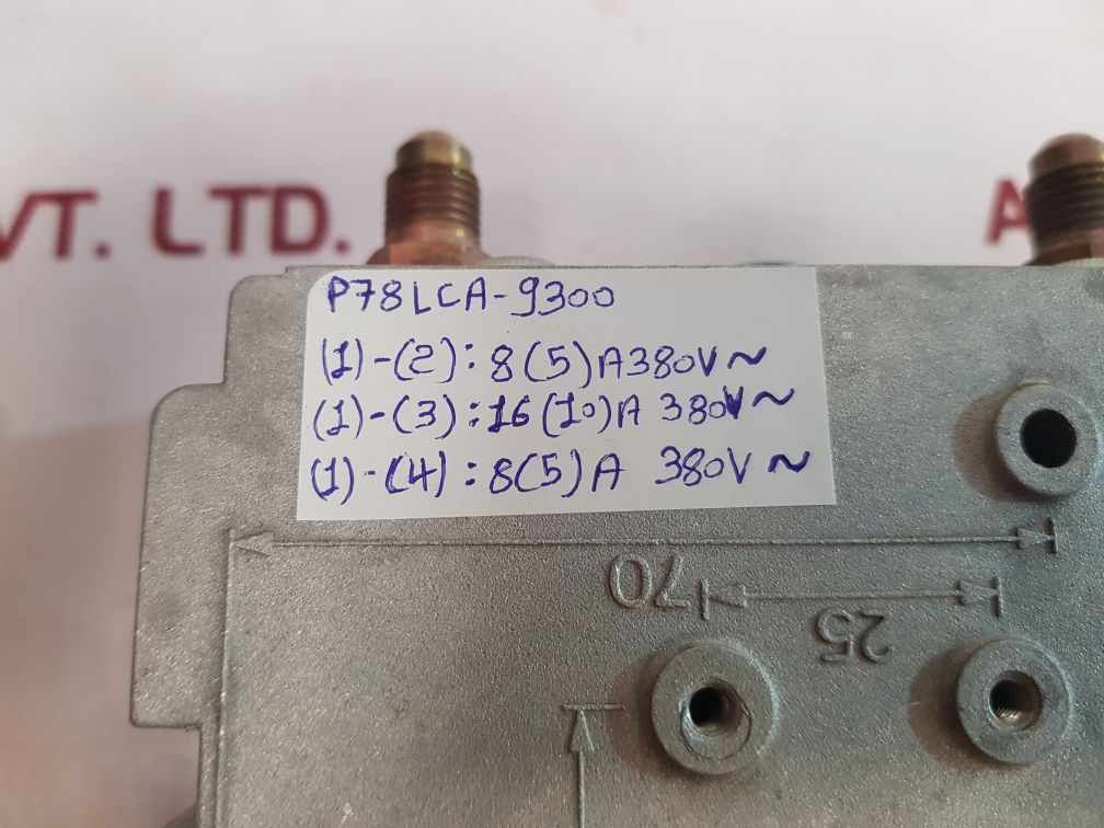 Johnson Controls P78Lca-9300 Pressure Control Used