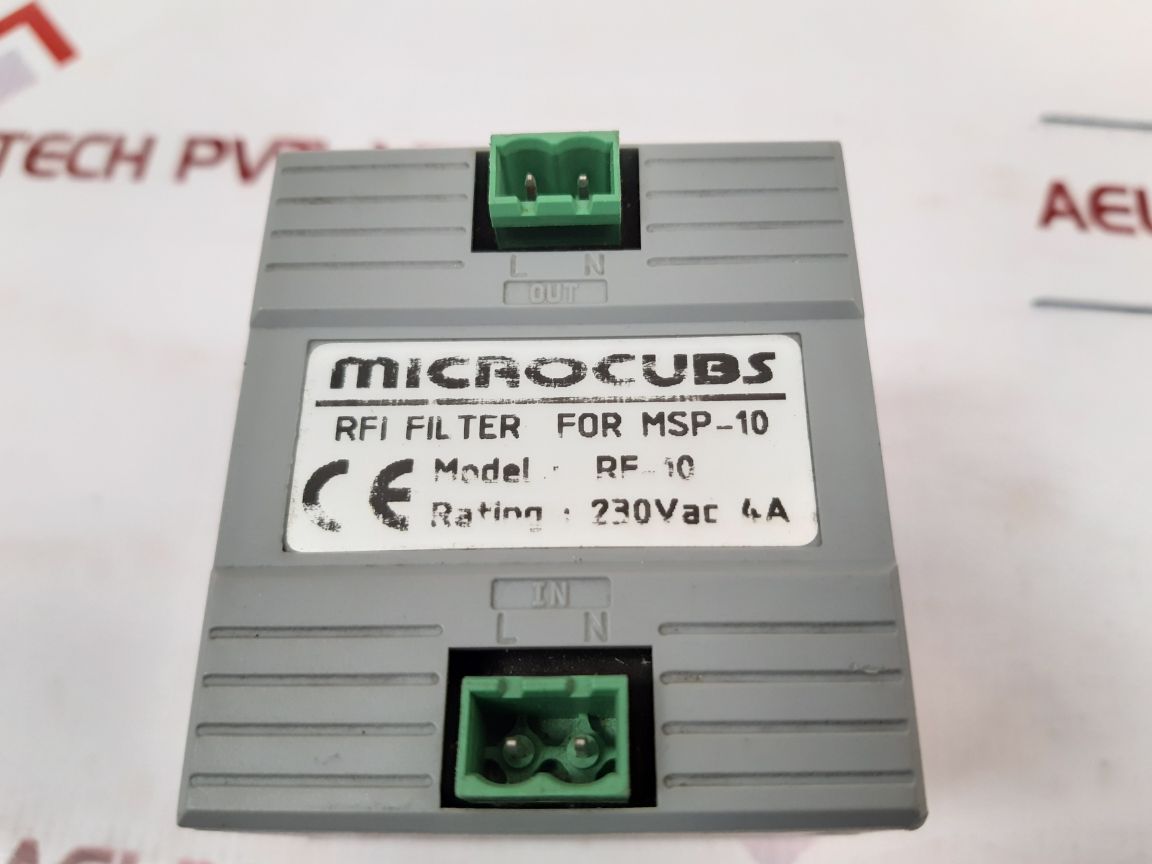 Microcubs Rf-10 Rfi Filter 230Vac 4A