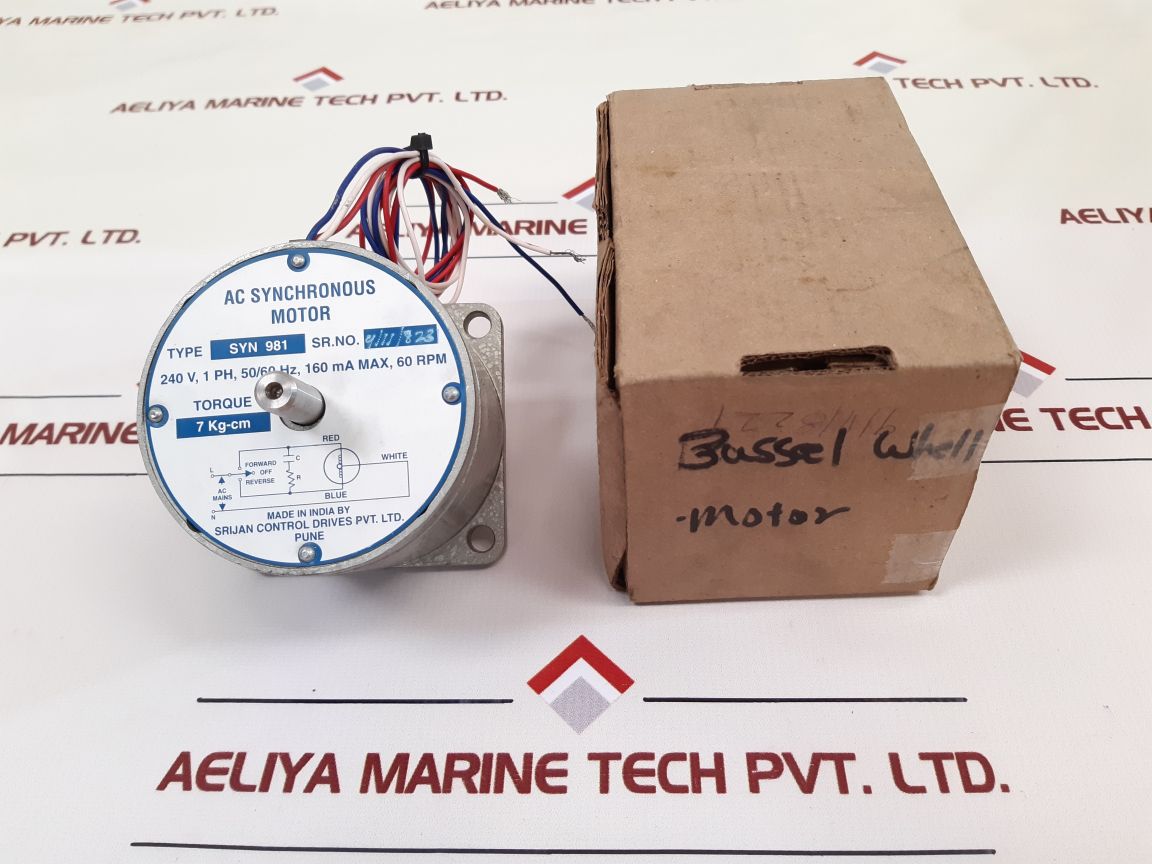 Srijan Control Drives Syn 981 Ac Synchronous Motor New
