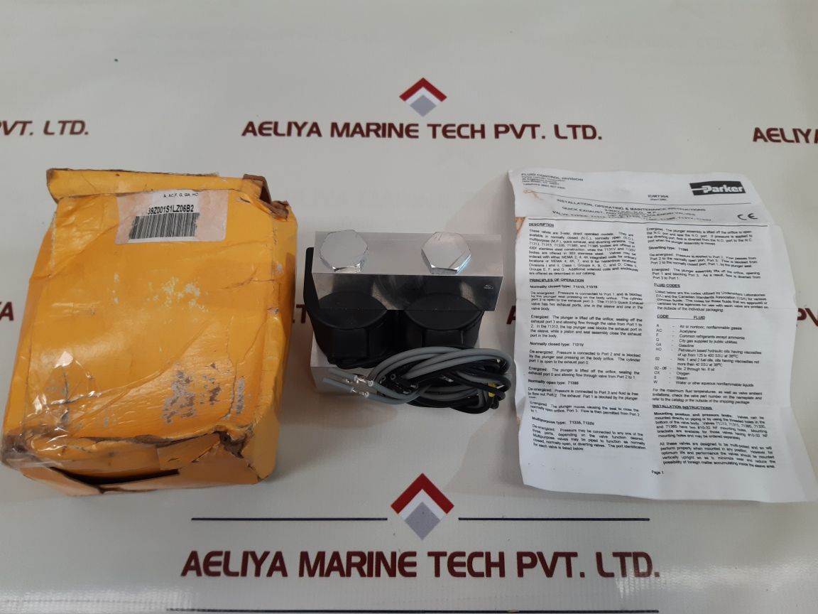 Parker 7139Z001S1Lz06B2 General Purpose Valve
