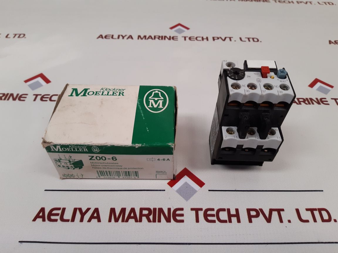 Klockner-moeller Z00-6 Motor Overload Relay 4..6A