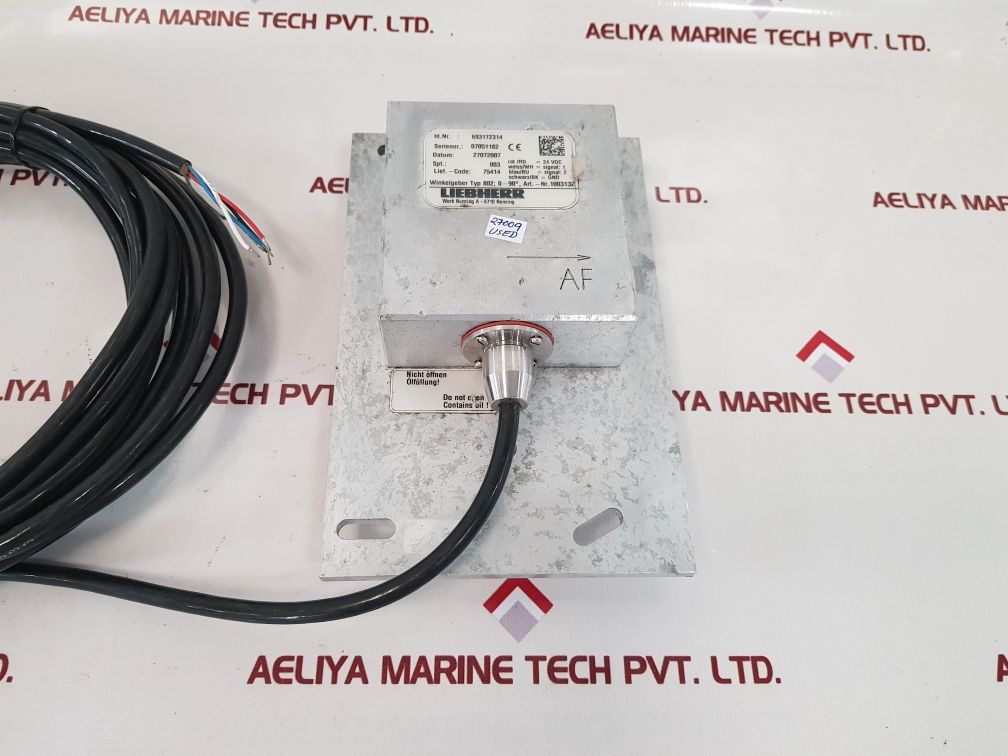 Liebherr 693172314 angle sensor used