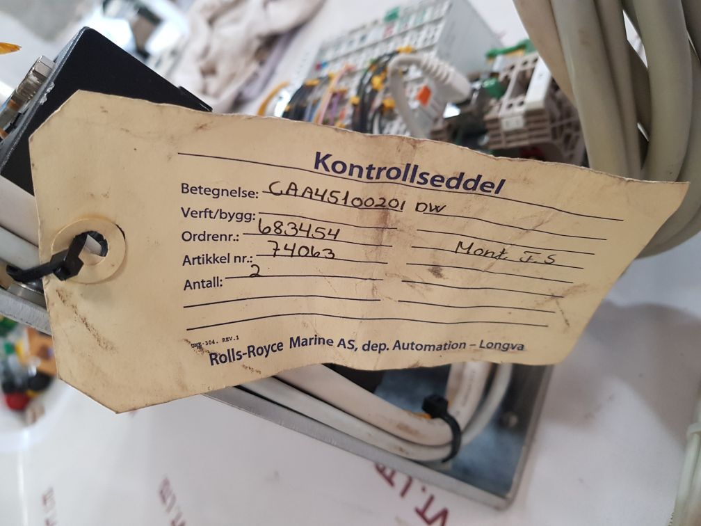 Rolls-royce caa-415002-01dw-6 joystick system