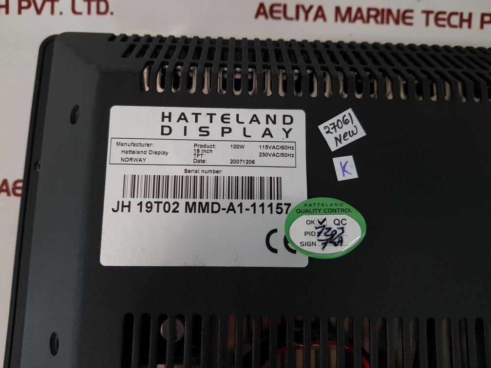 Furuno jh 19t02 mmd-a1-11157 hatteland display