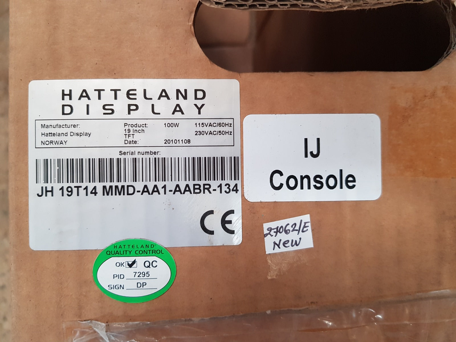 Hatteland display jh 19t14 mmd-aa1-aabr-136