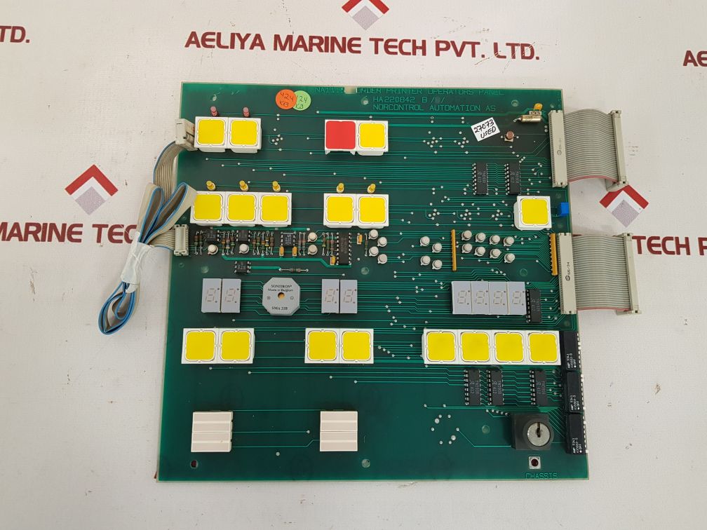 Nor Control Na1115 Order Printer Operators Panel Ha220842B/B/