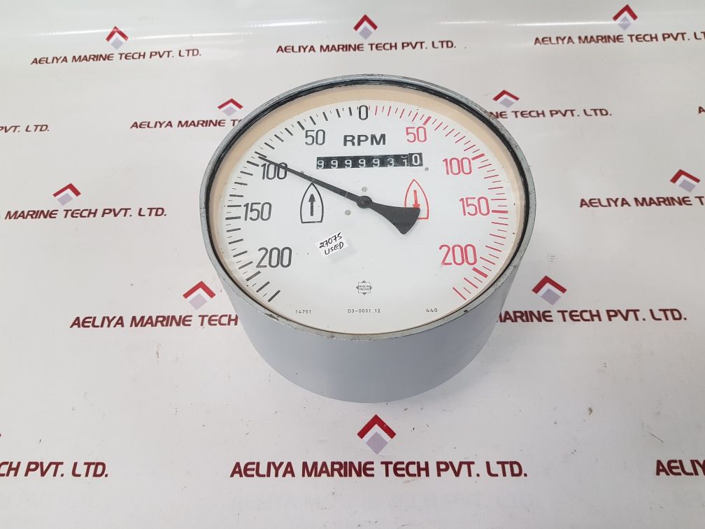 Rhein Tacho D3-0031.12 Rpm Meter