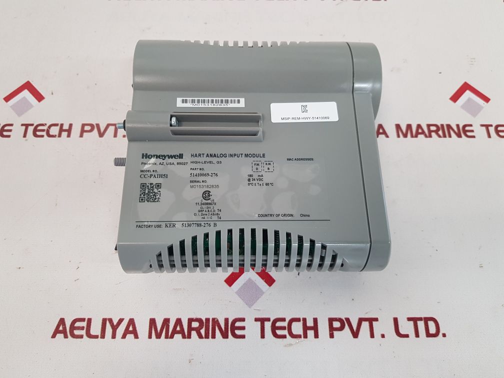 Honeywell Cc-paih51 Hart Analog Input Module 51410069-276