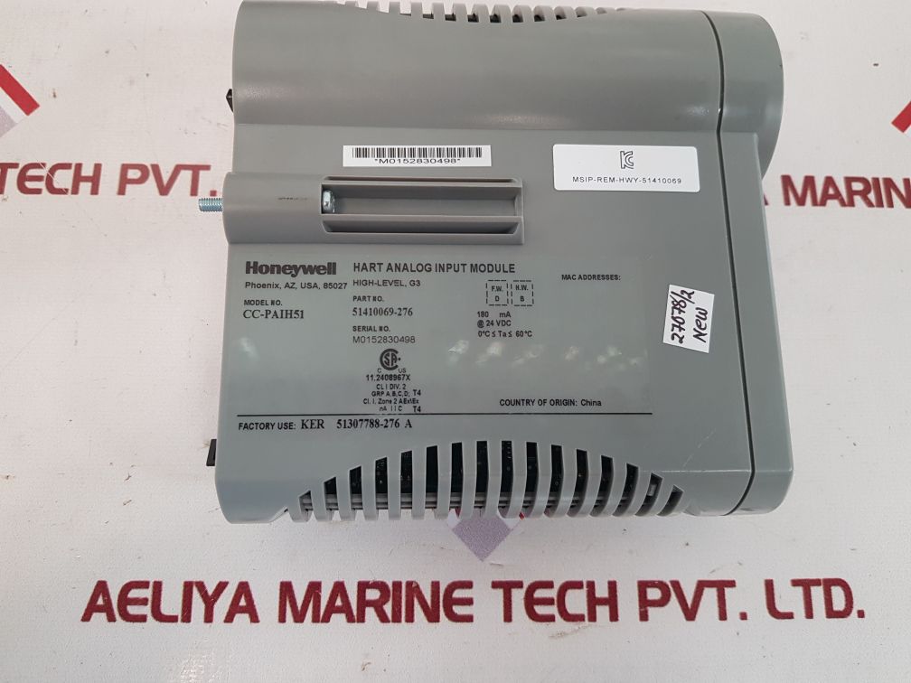 Honeywell Cc-paih51 Hart Analog Input Module 51410069-276