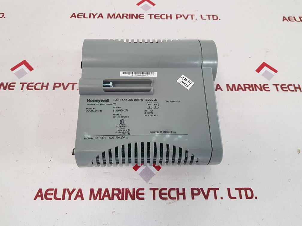 Honeywell Cc-paoh51 Hart Analog Output Module 51410070-276
