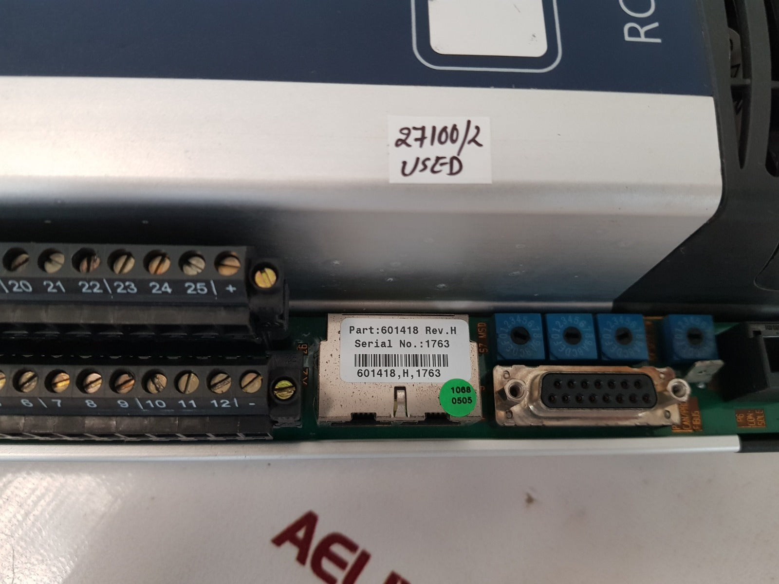 Kongsberg Rcu510 Remote Control Unit 601418 Rev.H