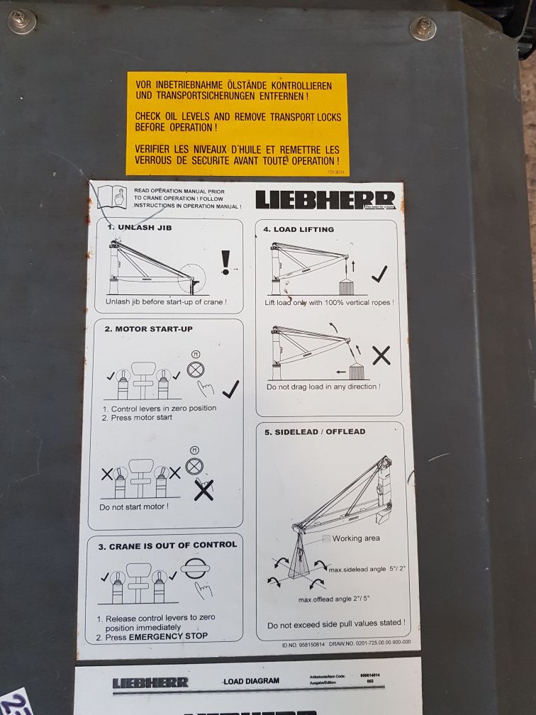 Wohr kaltetechnik/liebherr sk 71009/100-004-560 crane air condition unit