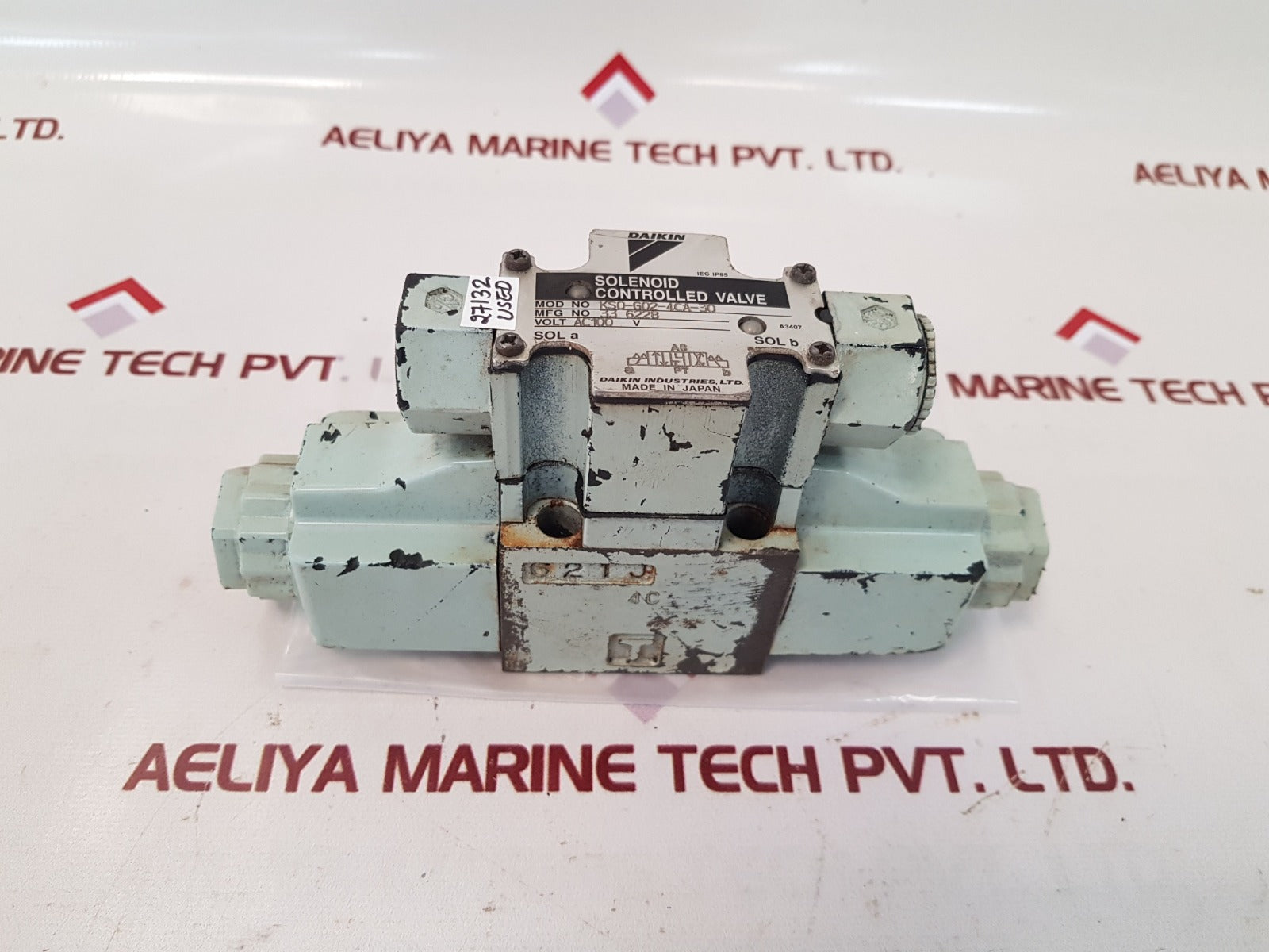 Daikin Kso-g02-4Ca-30 Solenoid Controlled Valve