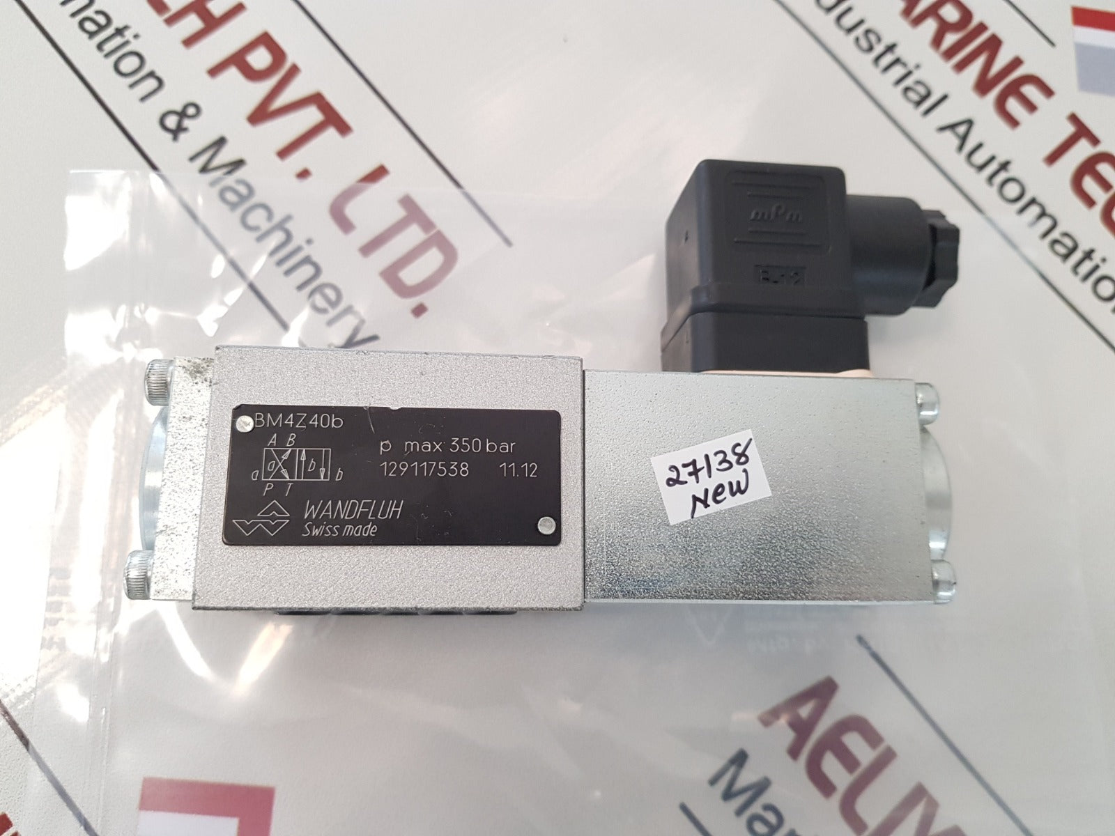 Wandfluh Bm4Z40B Hydraulic Spool Valve
